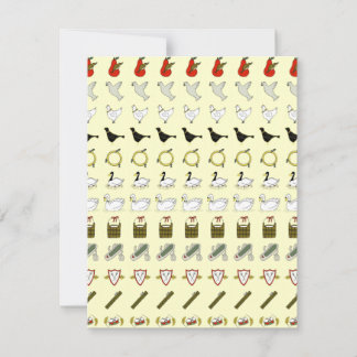 Doze dias de convite de Natal