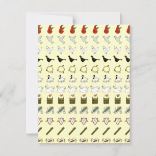 Doze dias do convite do Natal