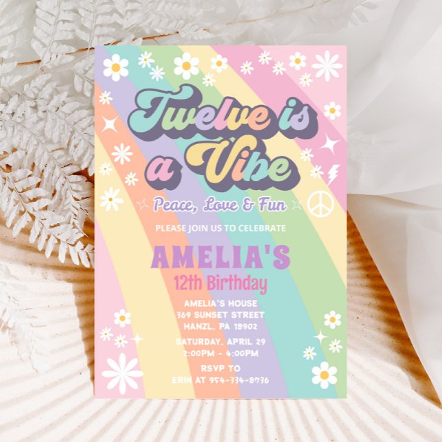 Doze é um convite de aniversário víbora (Criador carregado)