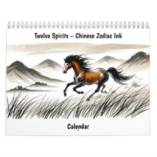 Doze Espíritos – Calendário de Tinta do Zodíaco Ch
