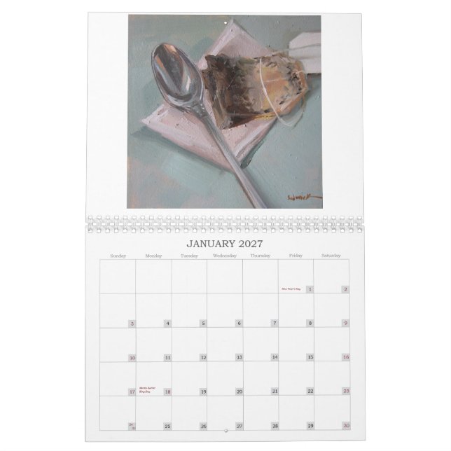 Doze meses da arte: um calendário 2011 (Jan 2027)