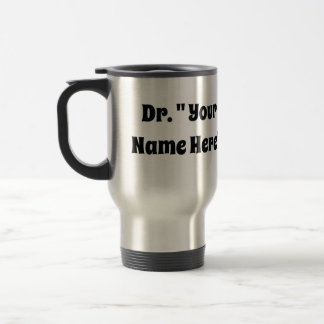 Dr. Caneca de viagem Personalizado