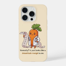 Dr. Carrot ECG Mountain Range Funny Medical Phone