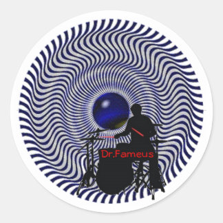 Dr. Fameus 6 adesivos de 3 pol