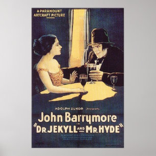 Dr. Jekyll e poster 1920 do Sr. Hyde