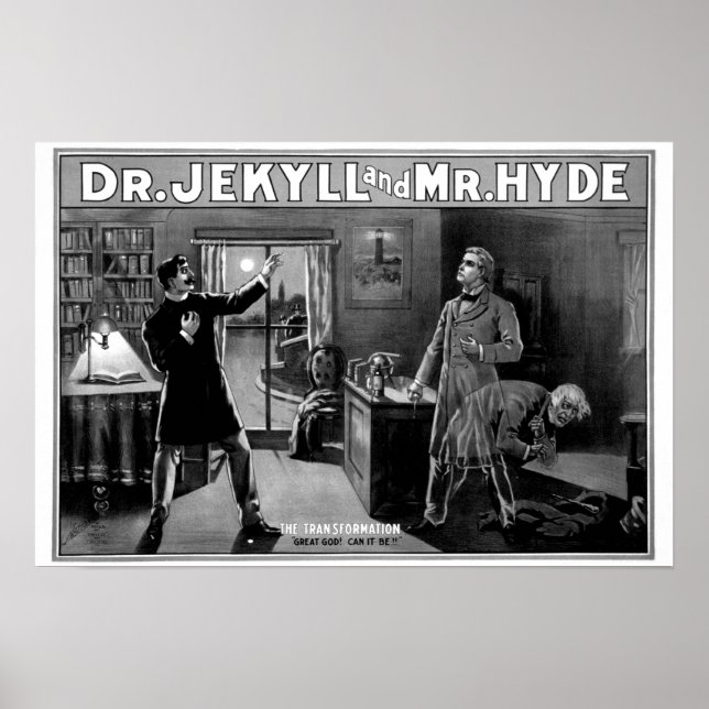 Dr. Jekyll e Sr. Hyde Poster (Frente)