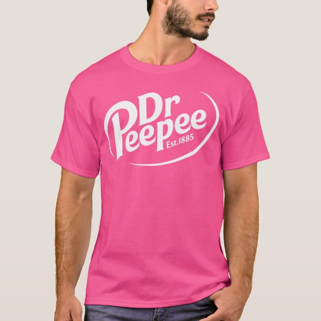 Dr. Peepee Camisa Parodien De Logotipo Engraçado (Frente)