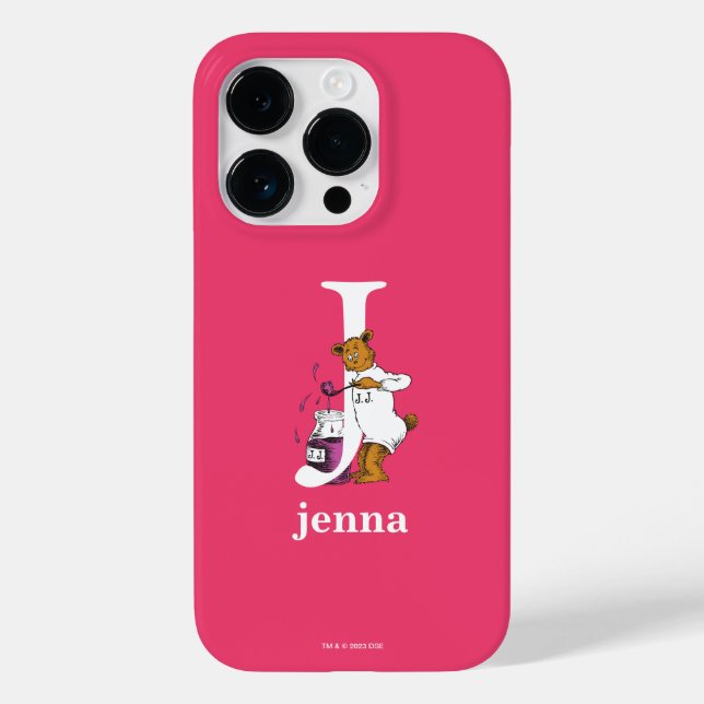 Dr. Seuss ABC: Carta J - Branco | Adicione seu nom (Verso)