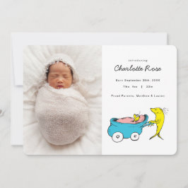 Dr. Seuss | Anúncio de nascimento de um Peixe