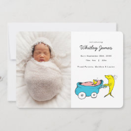 Dr. Seuss | Anúncio de nascimento de um Peixe