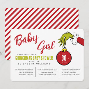 Dr. Seuss Churrasco de Bebê Menina Grinch