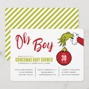 Dr. Seuss Chuvinha de Bebê Oh Boy Grinch