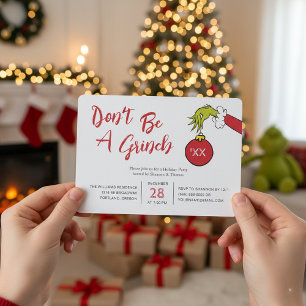 Dr. Seuss Festa de Natal: Não Seja um Grinch