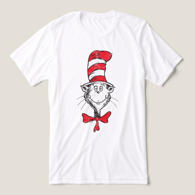 Dr. Seuss | Gato no Chapéu Cabeça - Vintage (Design frontal)