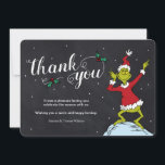 Dr. Seuss | Grinchmas Feliz Obrigado<br><div class="desc">Convide toda a sua família e amigos para o seu Feriado este ano com estes bonitos convites para o Dr. Seuss Chalkboard. Personalize adicionando todos os detalhes do seu partido.</div>
