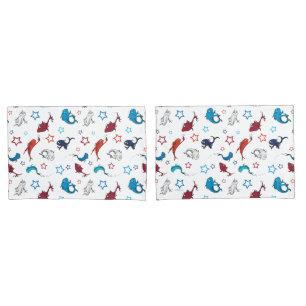 Dr. Seuss Um Peixe Dois Peixes Padrão de Estrela
