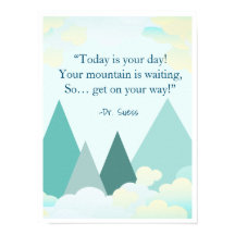 Dr. Suess Mountain Inspirational Poster