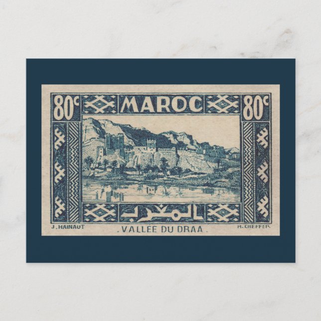 Draa Valley, Marrocos - Cartão postal (Frente)