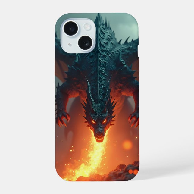 Drache mit Feuer (Verso)