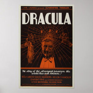 Dracula Vintage poster