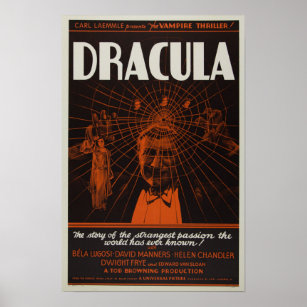 Dracula Vintage poster