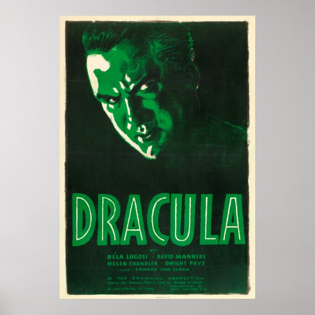 Dracula Vintage poster (Frente)