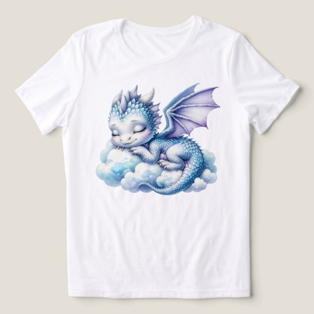 Dragão Adormecido Pastel (Design frontal)