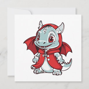 Dragão Albino em Vermelho