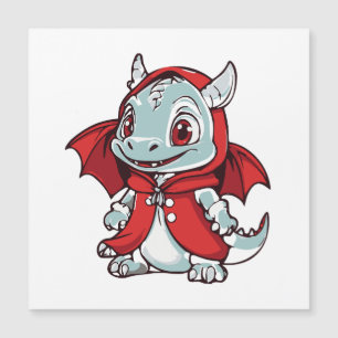 Dragão Albino em Vermelho