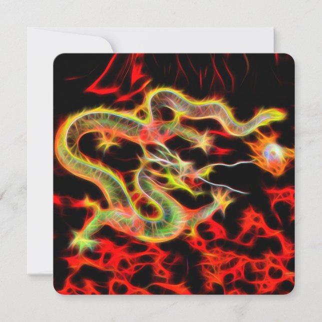 Dragão atira energia sortuda (Frente)