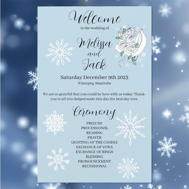 Dragão Branco Flocos de Neve Azul (Criador carregado)