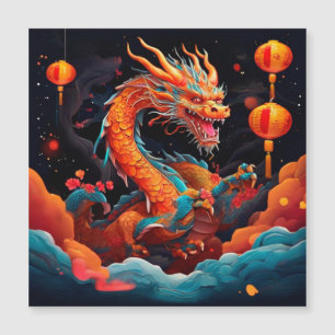 Dragão colorido de Ano Novo chinês