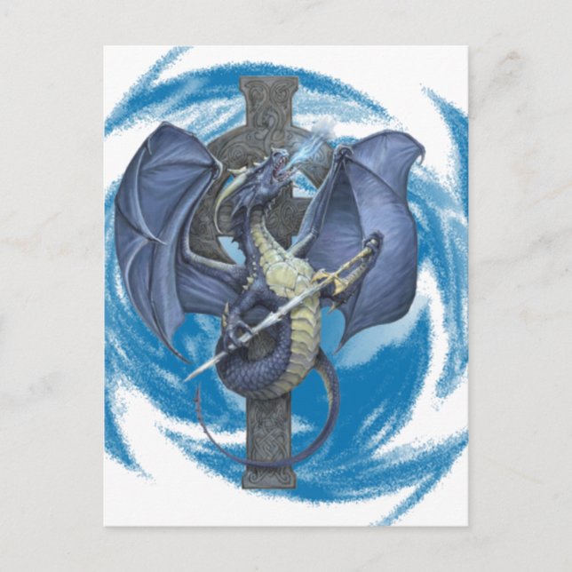 Dragão Cross - Cartão postal (Frente)