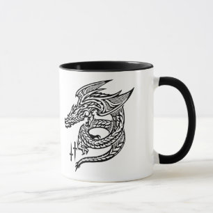 Dragão da asa caneca da campainha de 11 onças