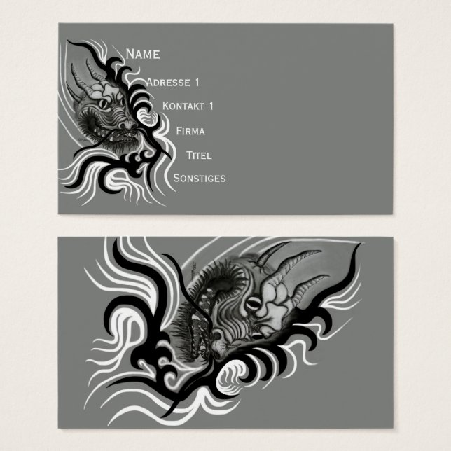 Dragão da China em Tattoostyle (Frente & Verso)