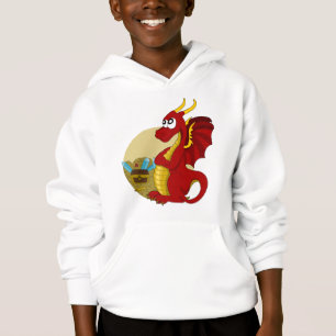 Dragão de desenho animado Hoodie