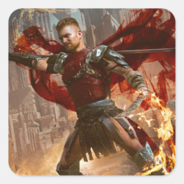 Dragão do adesivo de arte de fantasia do deserto