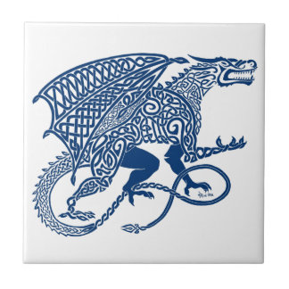 Dragão do azul de Knotwork