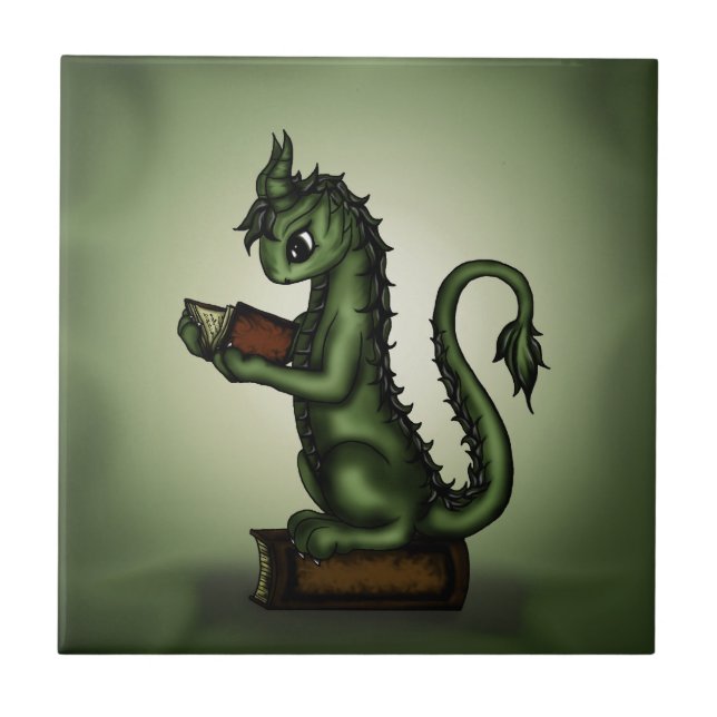 Dragão do leitor ávido (Frente)