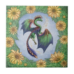 "Dragão do Verão" Flores e deixa arte fantasia