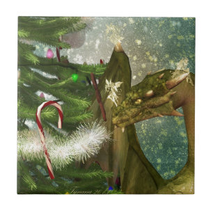 Dragão e fadas do Natal