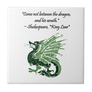 Dragão e Sua Fúria Shakespeare King Lear Cartoon