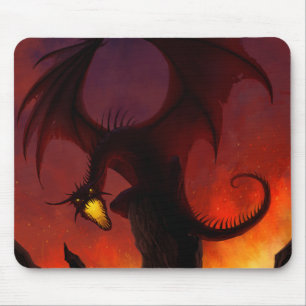 Dragão escuro Mousepad