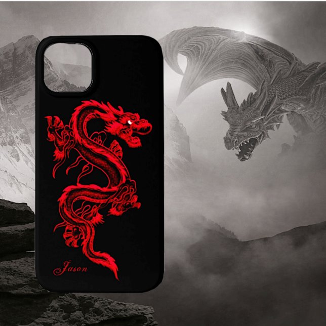 Dragão Estilo Chinês Vermelho (Criador carregado)