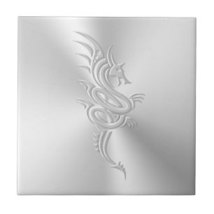 Dragão estilo oriental, efeito embutido