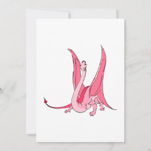 Dragão Fantástico Rosa bonito