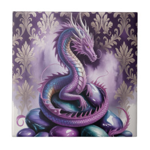 Dragão Gótico Místico Roxo