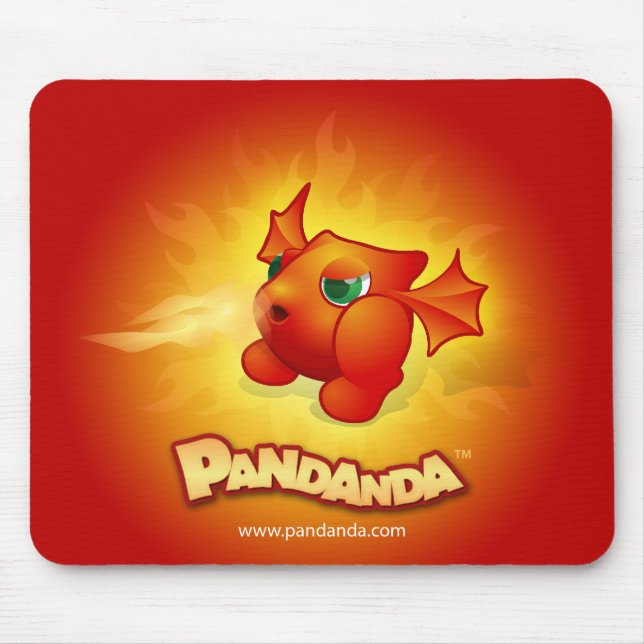 Dragão impetuoso Mousepad de Pandanda (Frente)