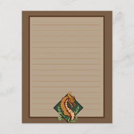 Dragão Marrom estilizado