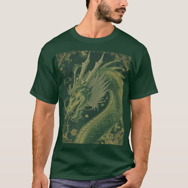 Dragão Mítico | Design de Camiseta de Dragão Fanta (Frente)
